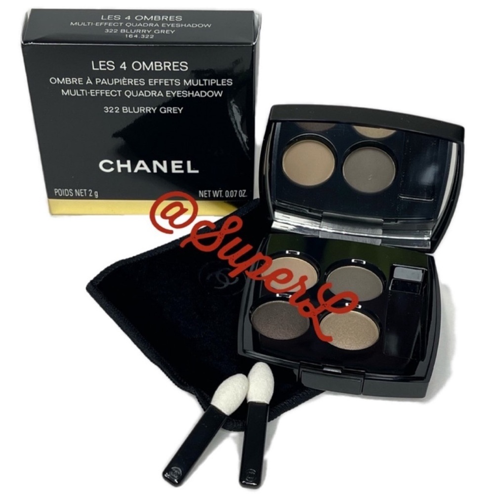 NEW Limited Edition CHANEL Les 4 Ombres Quad Eyeshadow Palette 322 Blurry Grey